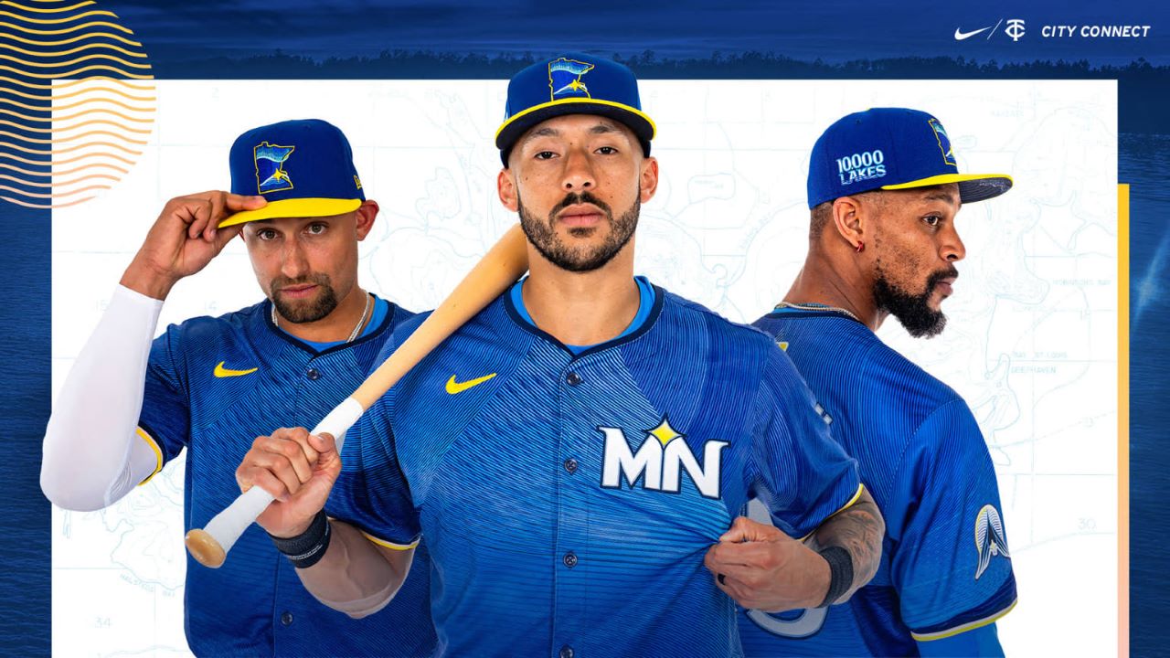 ツインズのシティコネクトがお披露目 ミネソタ州の湖がコンセプト