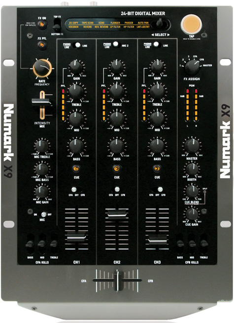 Numark DXM09 24-BIT DIGITAL MIXER中古品 完動品 Numark DXM09 24-BIT