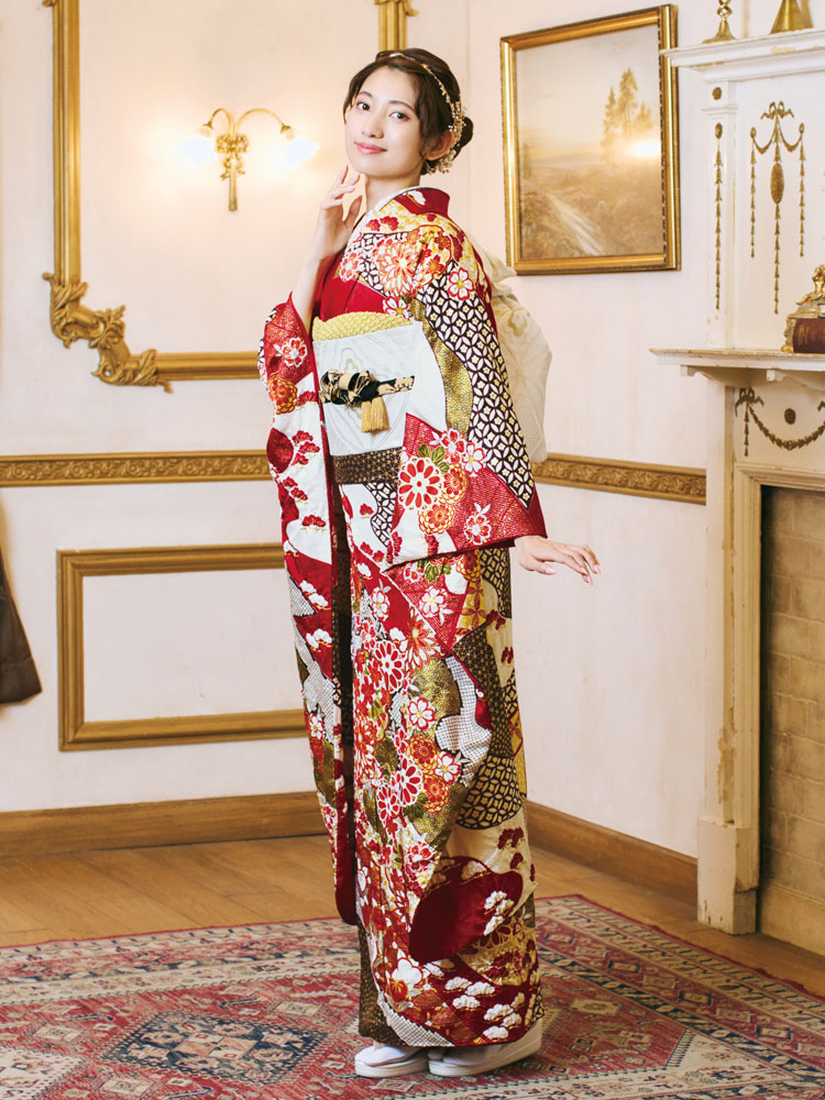 クラシック振袖 H-701 | 岐阜・大垣・一宮で振袖レンタル・購入、着物