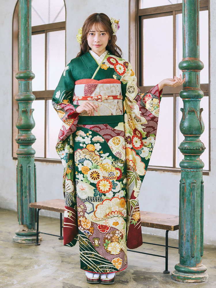 クラシック振袖 H-706 | 岐阜・大垣・一宮で振袖レンタル・購入、着物