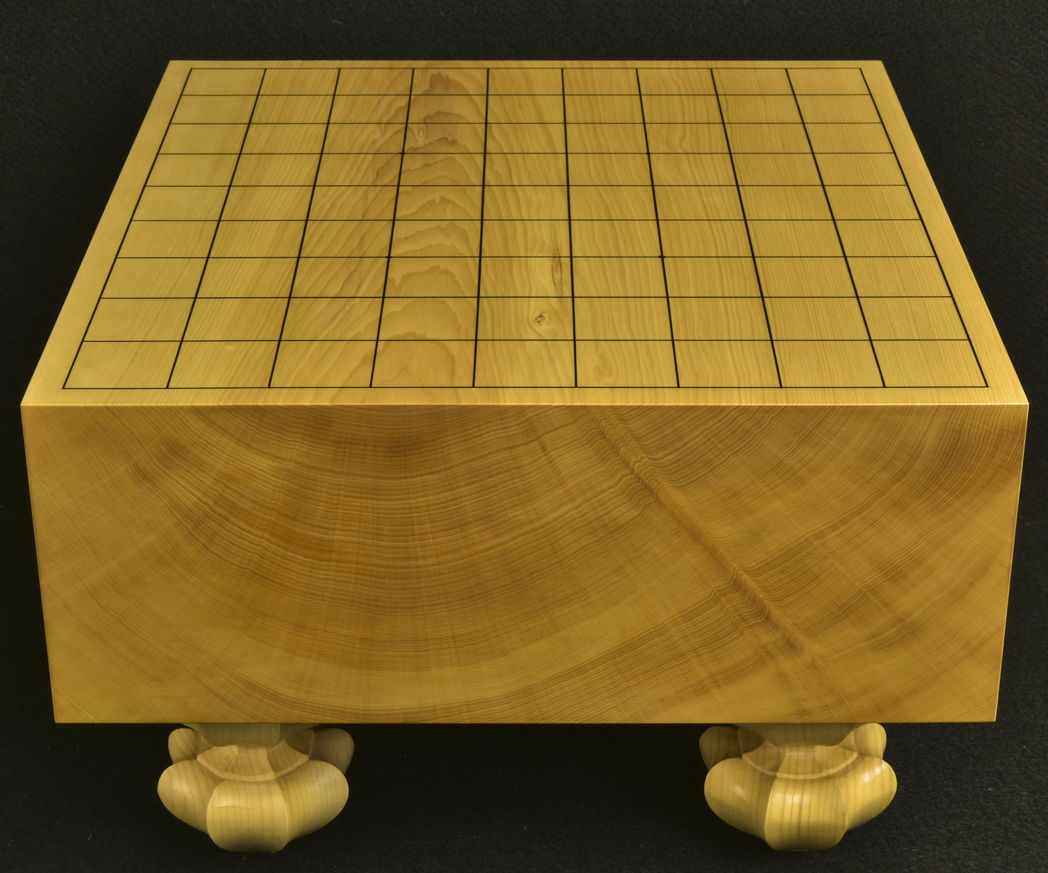 将棋盤 本榧（中国産）木裏4寸3分 6855