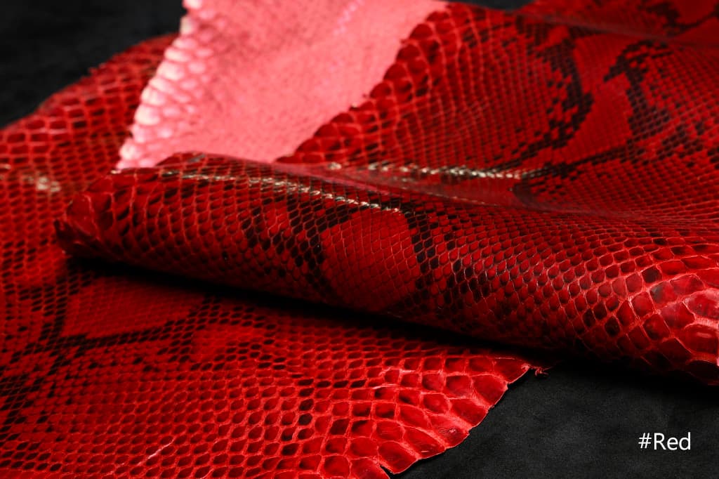 アウトレット】ダイヤモンドパイソン（ヘビ革/グレージング）｜革販売