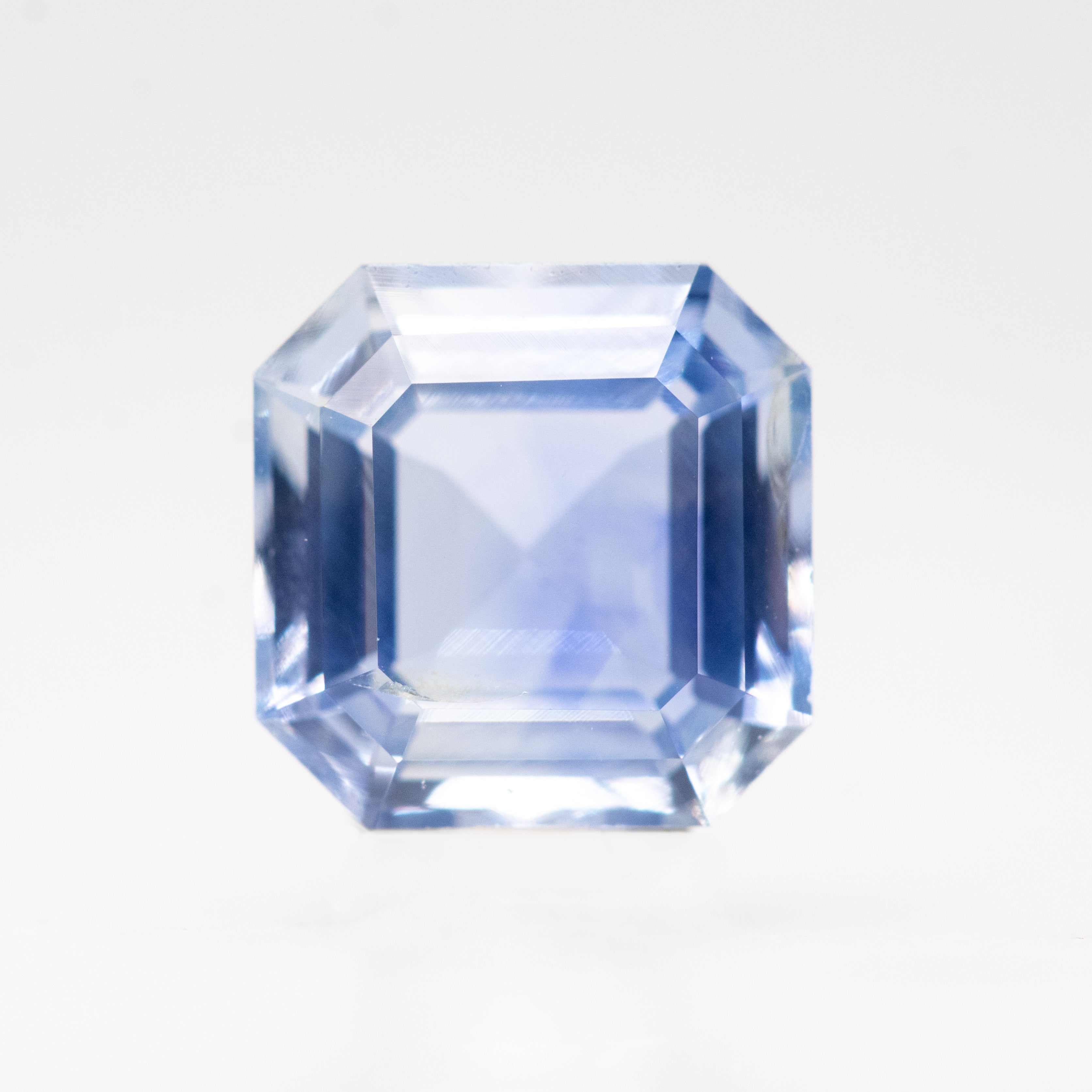 1.34 Carat Cornflower Blue Asscher Cut Sapphire - Inventory Code