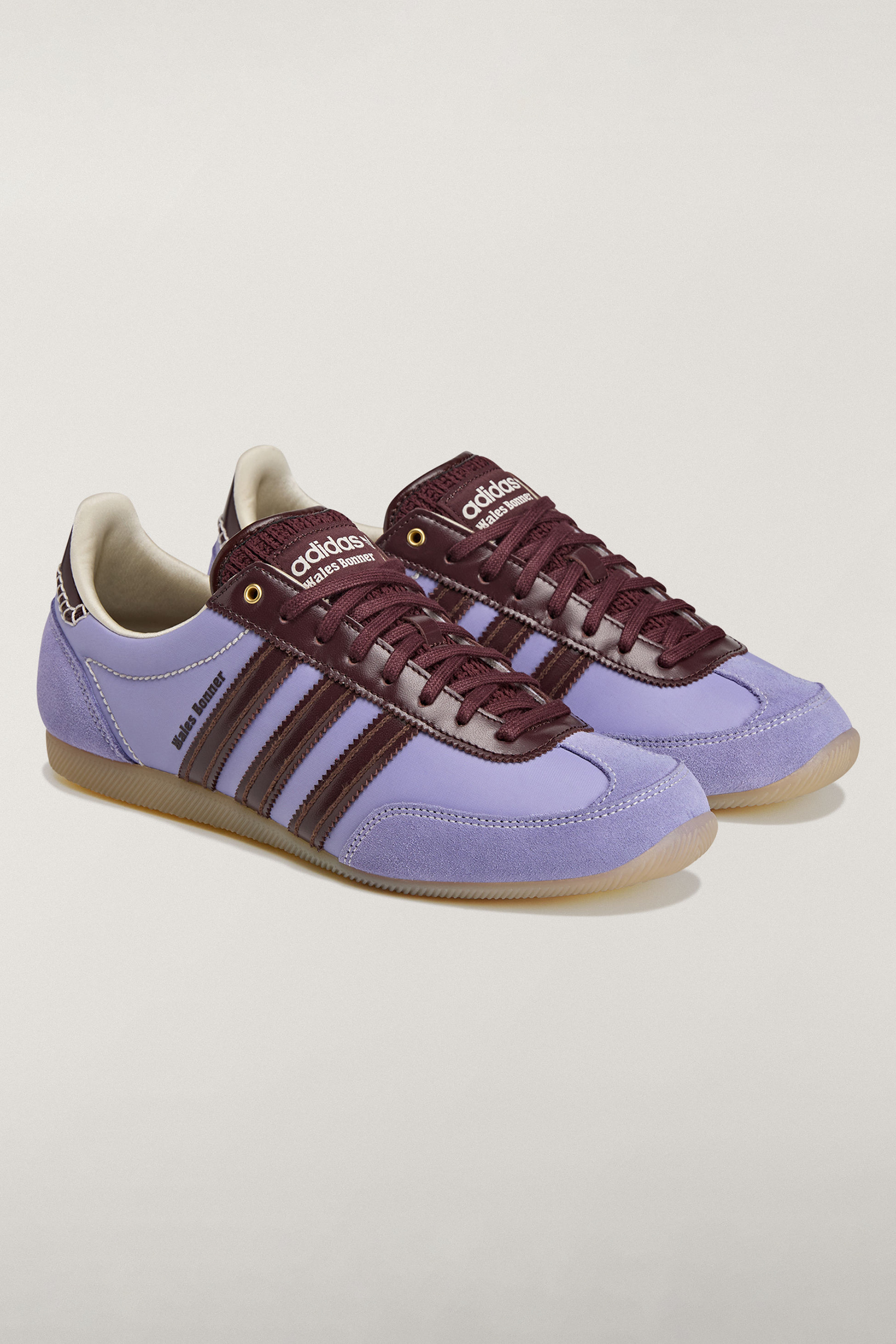 ADIDAS x Wales Bonner Leather & Canvas Sneakers Japan | WBJAPANJR1776