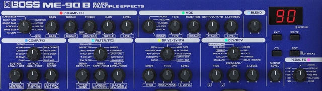 ME-90B Bass Multiple Effects: エフェクター｜三木楽器公式通販サイト