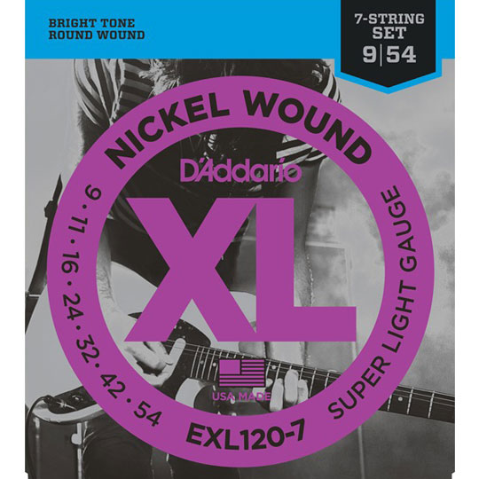 EXL120-7 [Nickel Wound 7弦 09-54]: 楽器アクセサリー｜三木楽器公式