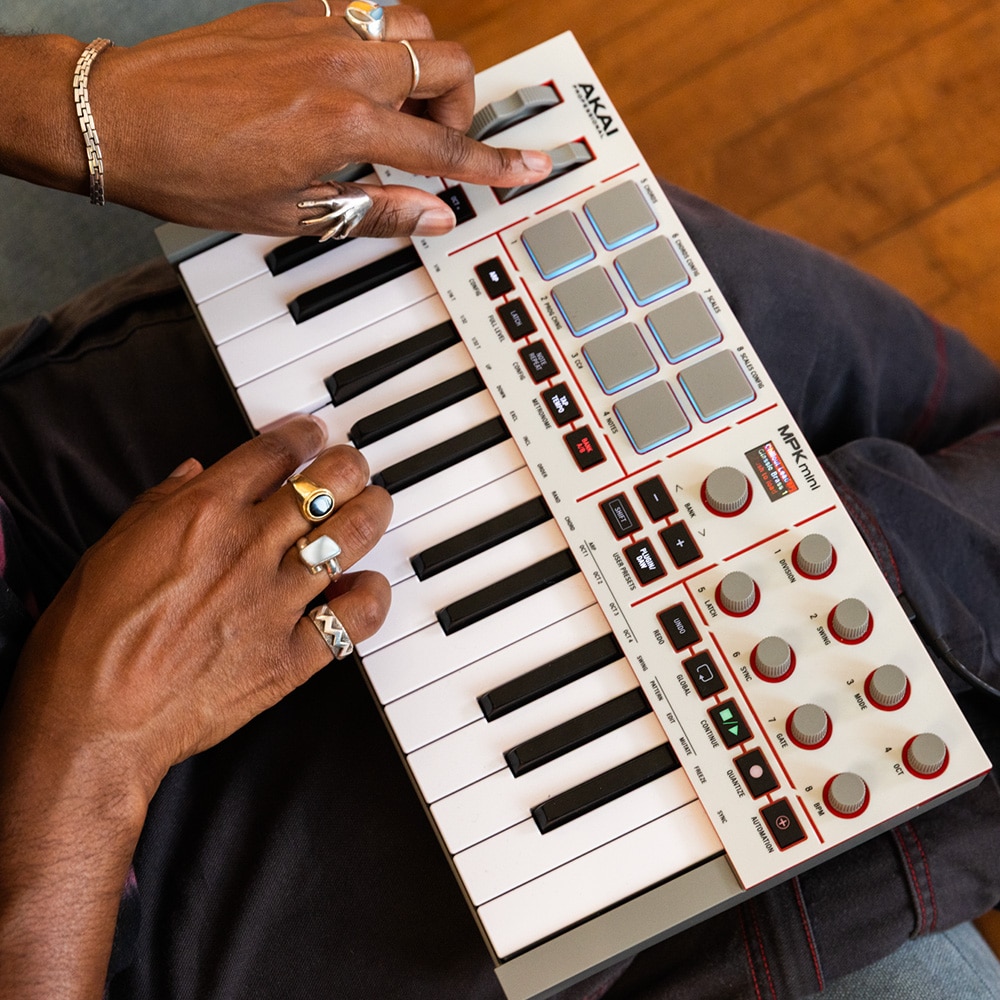 AKAI アカイ MPK mini 4 Grey グレー 25鍵 MIDIキーボード MIDI