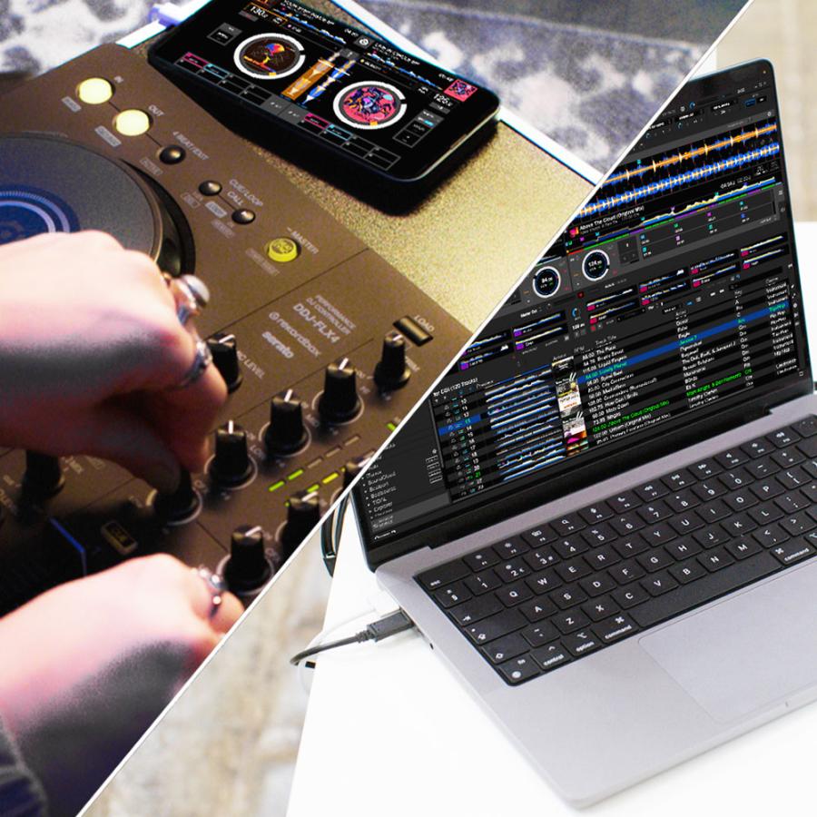 Pioneer DJコントローラー DDJ-FLX4 ＋ ダストカバー付き 《rekordbox