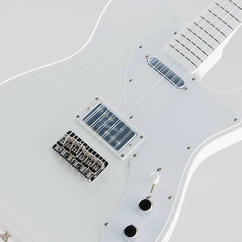 SILENT SIREN Telecaster/Arctic White/Maple Fingerboard: エレキ