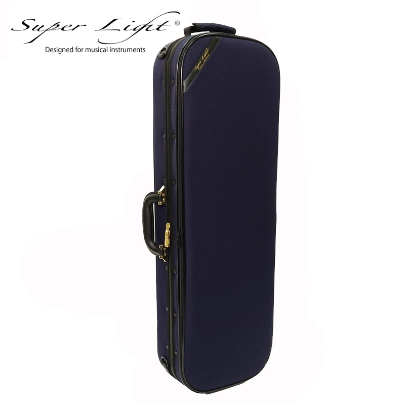 スーパーライト オブロング ケース バイオリン用 4/4 長方形型 ブルー
