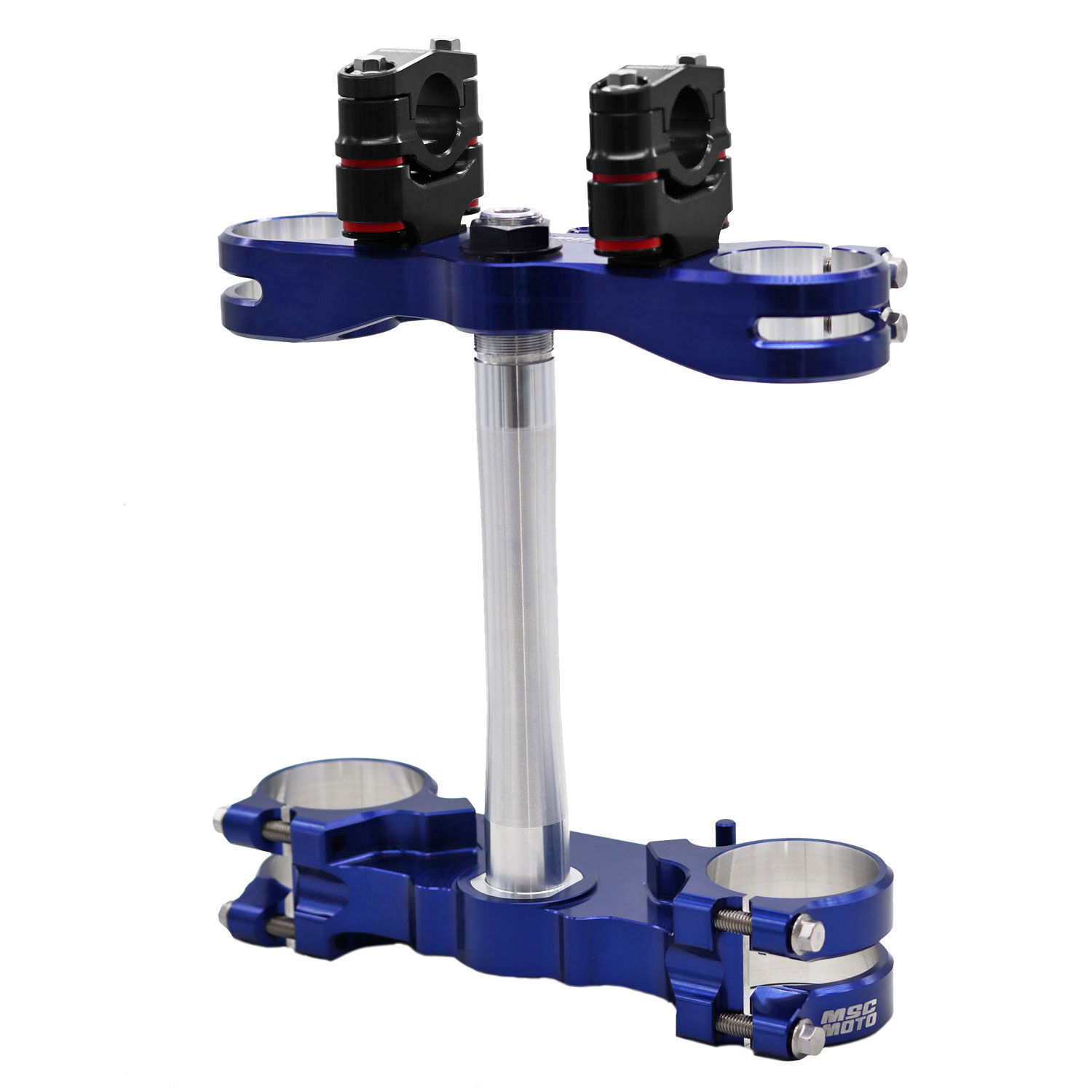 Yamaha YZ250F/450F 14-25 MSC GEO Adjustable Triple Clamp Blue