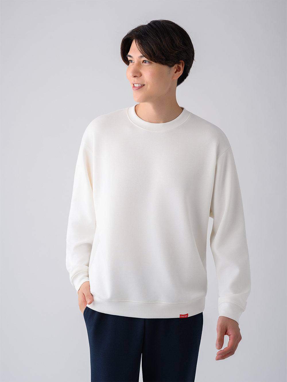 ReD（レッド）リカバリーウェア ダンボールニット クルーネック長袖