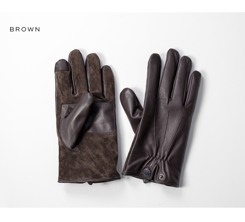 DENTS デンツ ESHER エッシャー タッチスクリーン ヘアシープレザー