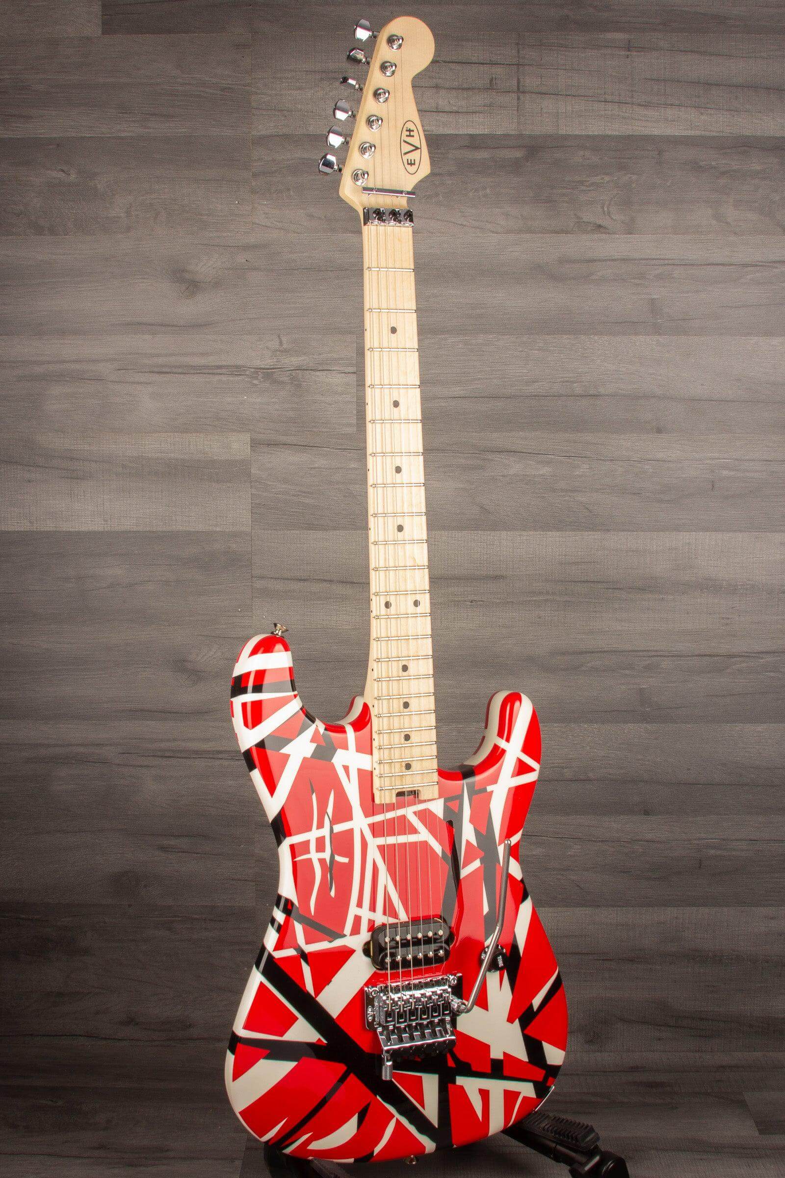 EVH Striped Series Red with Black Stripes: Buy Now at MusicStreet