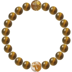 金彫り 龍鳳凰（りゅうほうおう）パワーストーンブレスレット