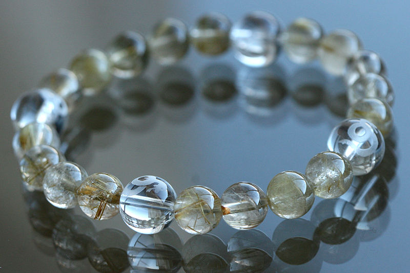 勝負・ギャンブル運 巳（ヘビ）ルチルクォーツパワーストーン