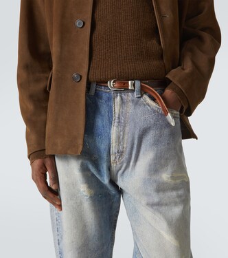 Leather belt in brown - Our Legacy | Mytheresa