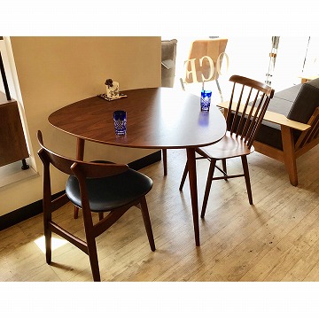 引き取りは1万引き】NOCE ダイニングテーブルBF2458 ウォールナット