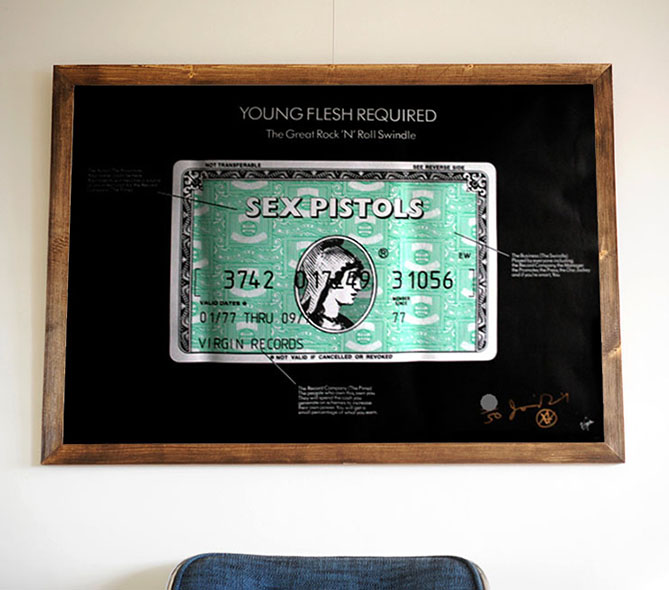 Jamie Reid/ジェイミー・リード 'Young Flesh Requi' Sex Pistols