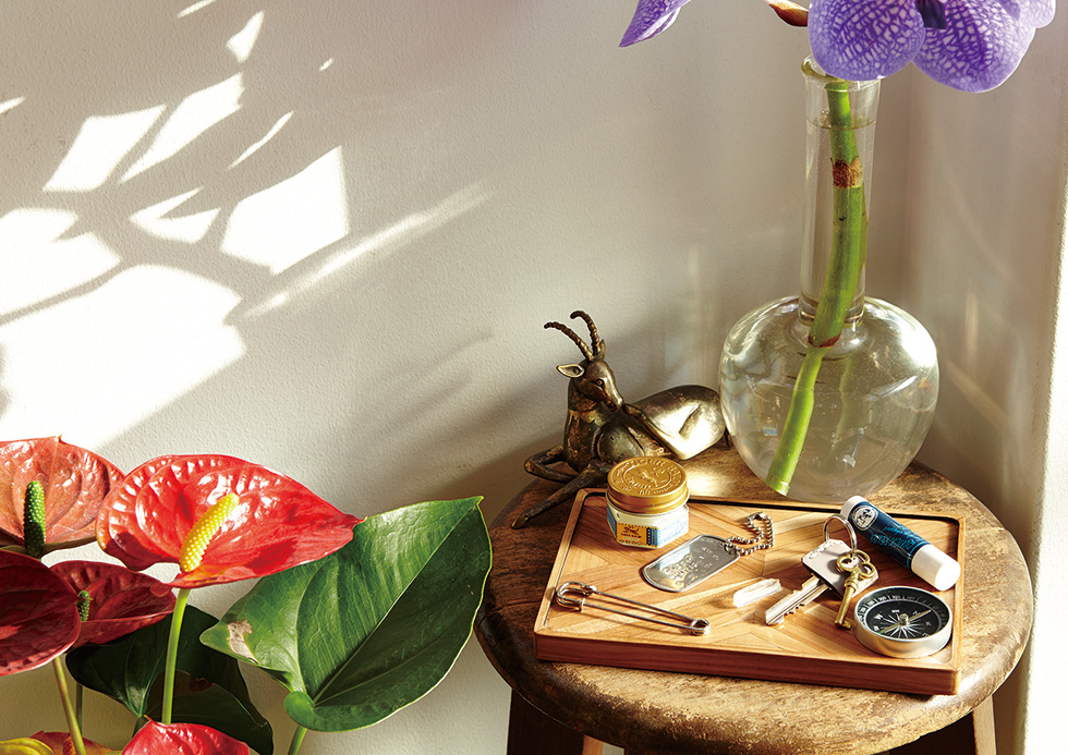 木の持つ素材感を活かした美しい模様。インテリアにもなるウォール