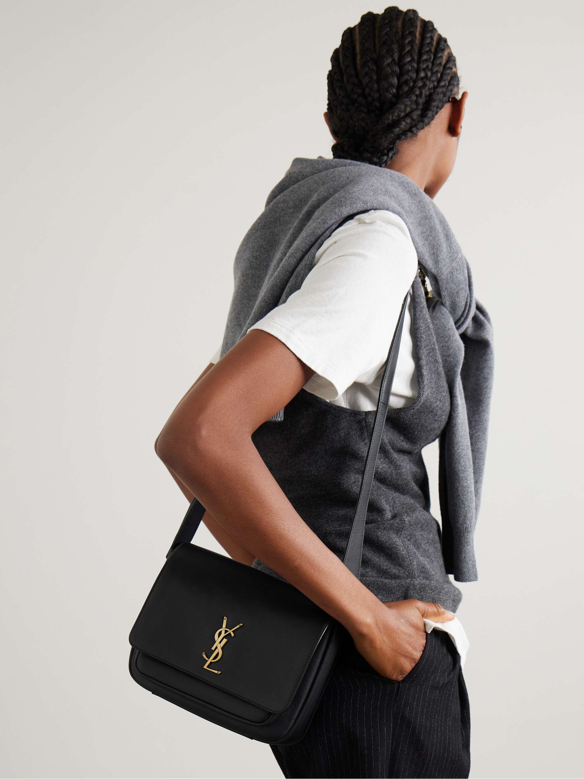 SAINT LAURENT Niki leather shoulder bag | NET-A-PORTER