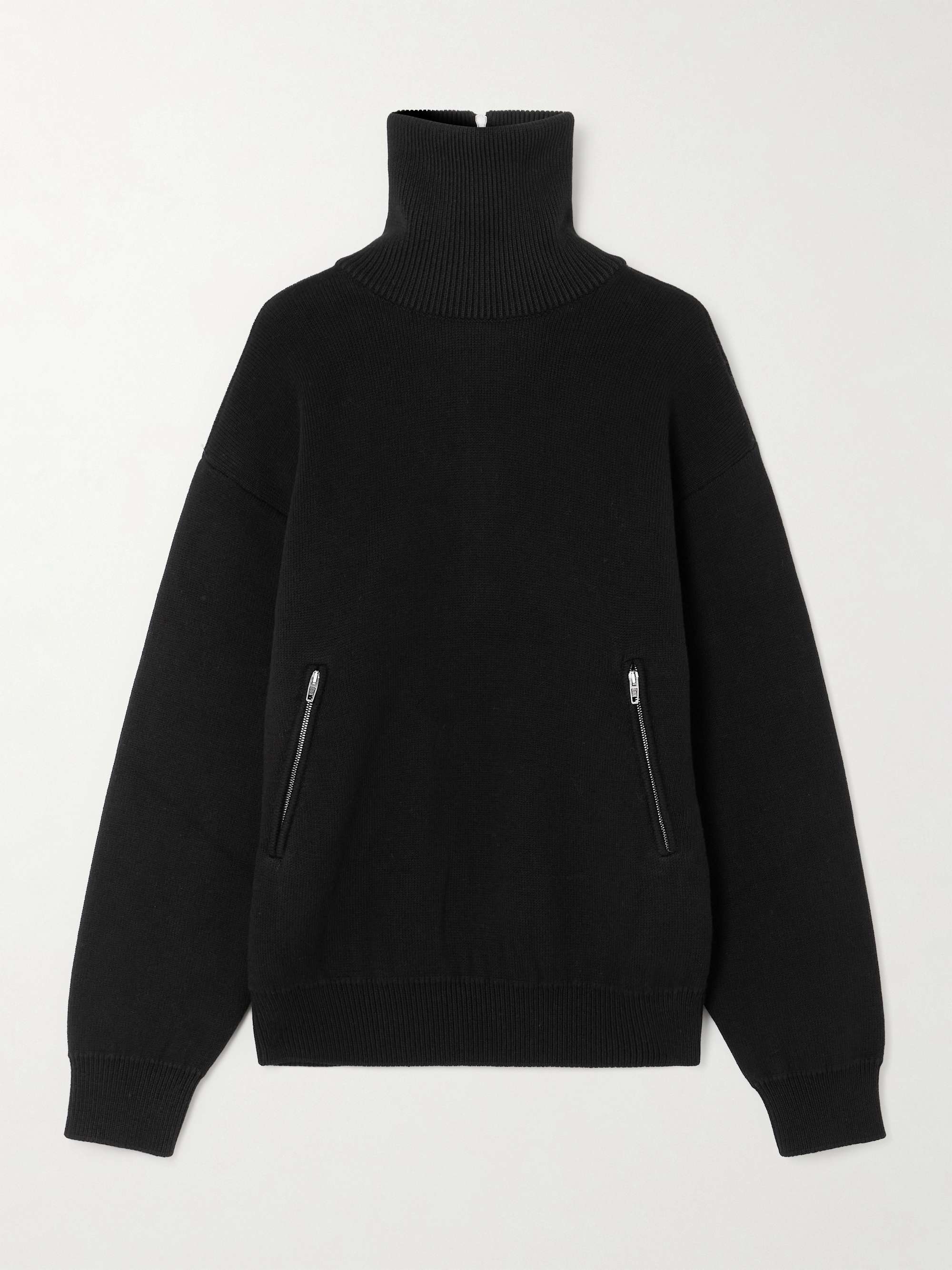 BALENCIAGA Cotton half-zip sweater | NET-A-PORTER