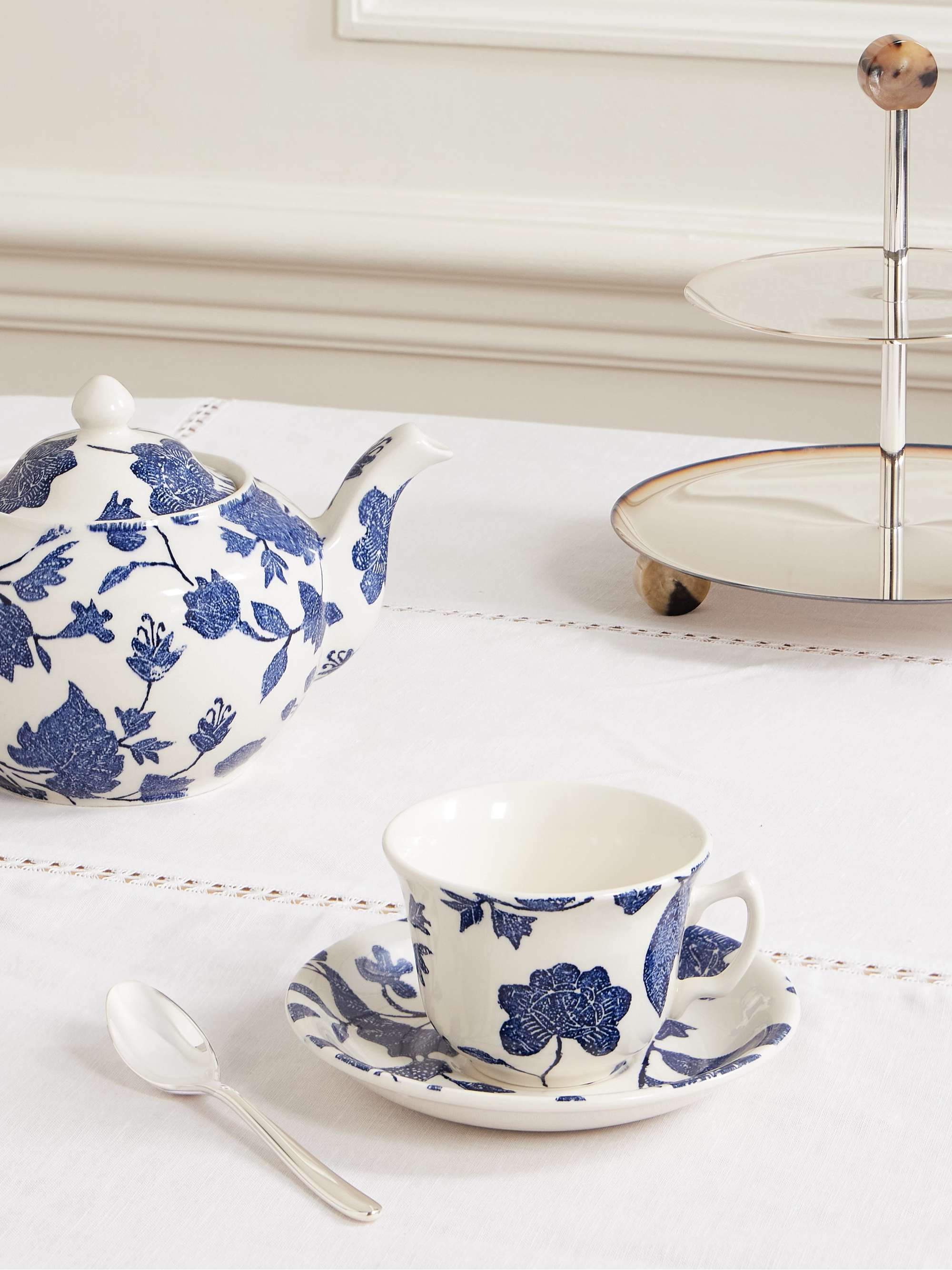 RALPH LAUREN HOME + Burleigh Garden Vine floral-print earthenware