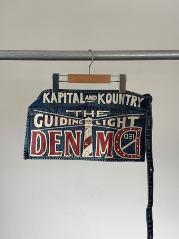 KAPITAL (キャピタル) 13ozデニム ダメージドショートアドエプロン