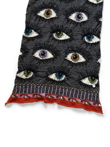 KAPITAL（キャピタル） 縮絨ウール SPEAKEASY HAPPYマフラー（カラフル