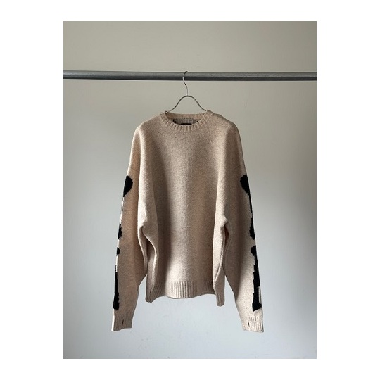 KAPITAL (キャピタル) 5G ウール BONEクルーセーターキナリ s.t.c