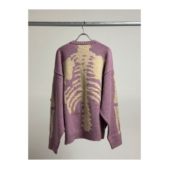 KAPITAL (キャピタル) 5G ウール BONEクルーセーターライトパープル