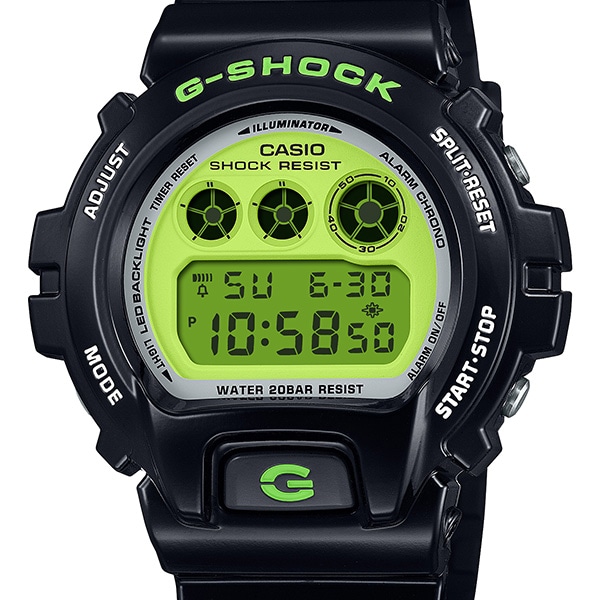 G-SHOCK CRAZY COLORS 2024 DW-6900RCS-1JF LED クォーツ(ブラック): G