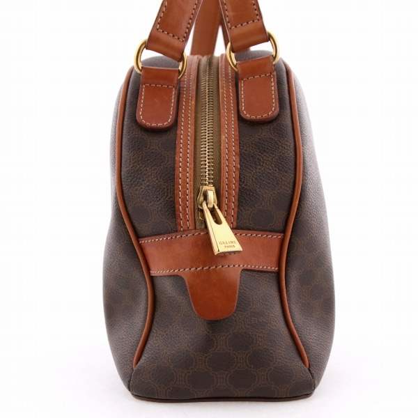 CELINE セリーヌ マカダム ハンドバッグ MC97 中古(ブラウン): VINTAGE