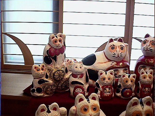 招き猫 多摩張り子 会田