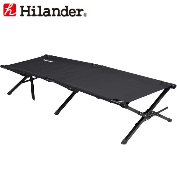 Hilander コット ブラック サイドポケット付き 2台セット Hilander