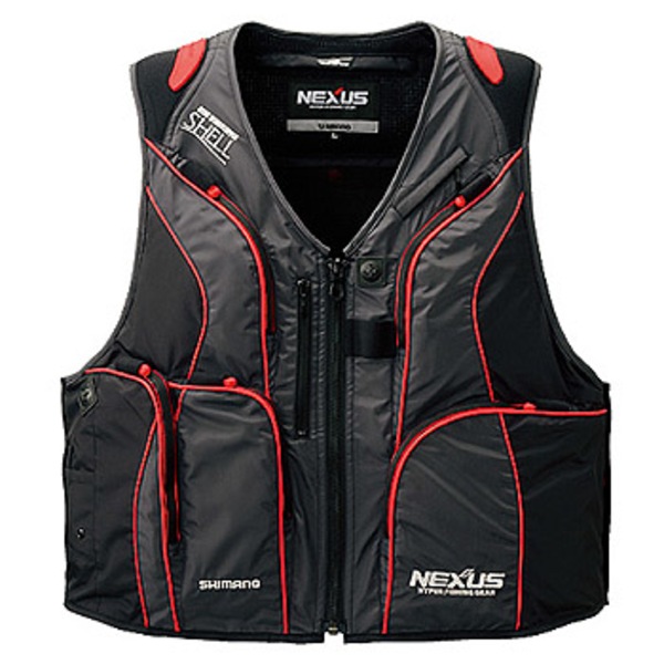 シマノ NEXUS ウインドストッパー 2WAYフィッシングベスト ⑩ シマノ