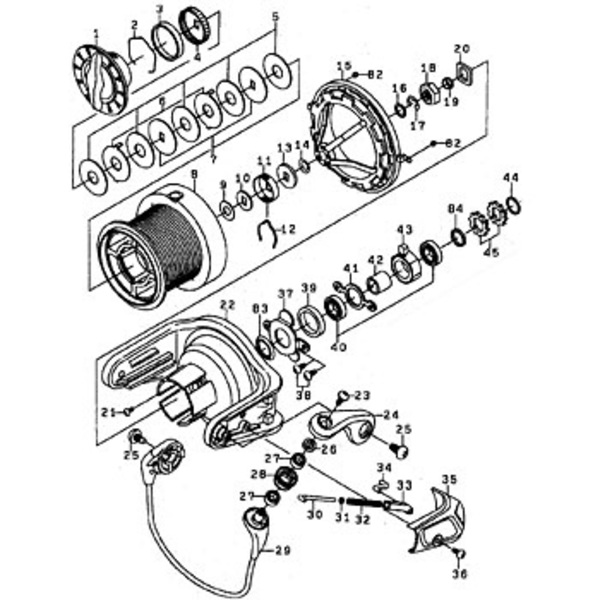 ダイワ(Daiwa) パーツ:ウインドキャスト 6000 ドラグノブ NO.001