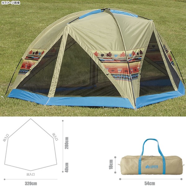 ロゴス(LOGOS) LOGOS ナバホラウンドタープ 71806504｜アウトドア用品