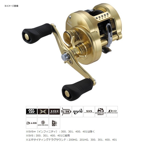 シマノ(SHIMANO) 18 カルカッタコンクエスト 300 R 右巻き 038630