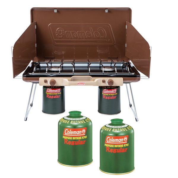 Coleman(コールマン) パワーハウスLPツーバーナーストーブ【純正LPガス