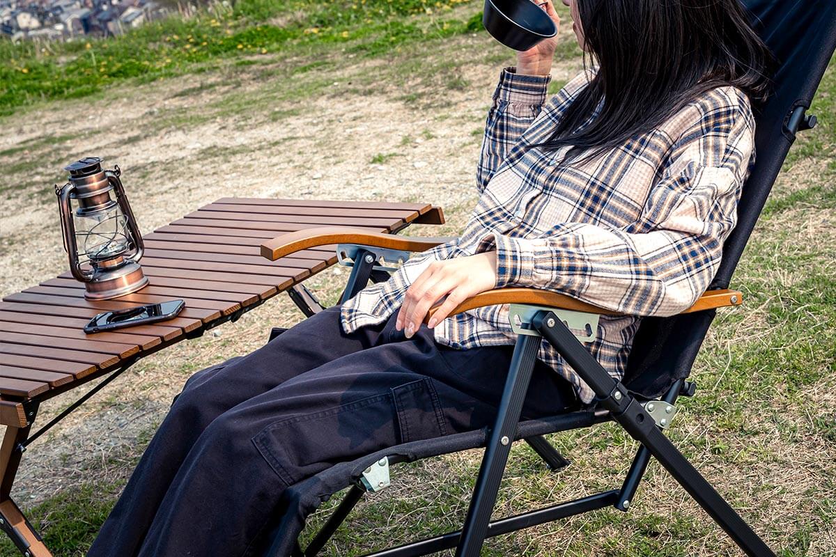 Hilander(ハイランダー) リクライニングチェアDX アウトドア キャンプ