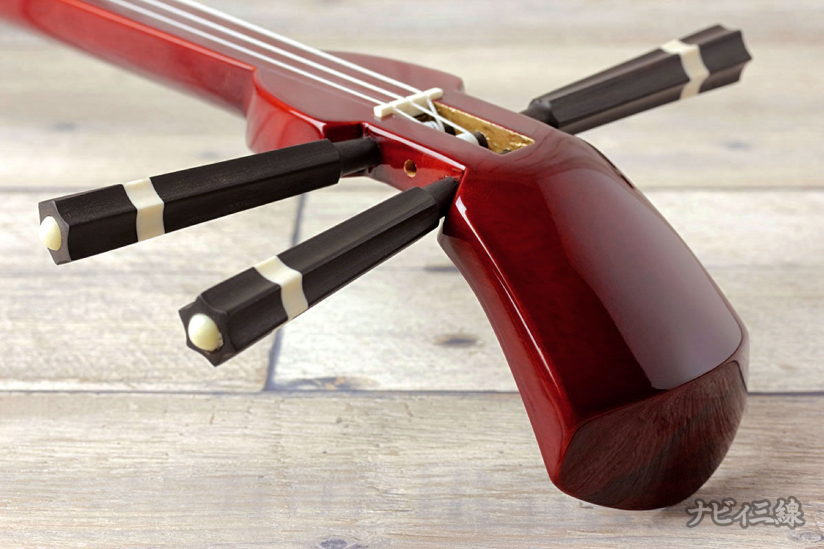 ボルドー三線セット｜三線専門店ナビィ三線｜ワインカラーが美しい三線