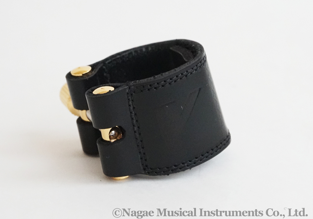 バンドレン アルトサックスリガチャー＆プラスティックキャップCUIR
