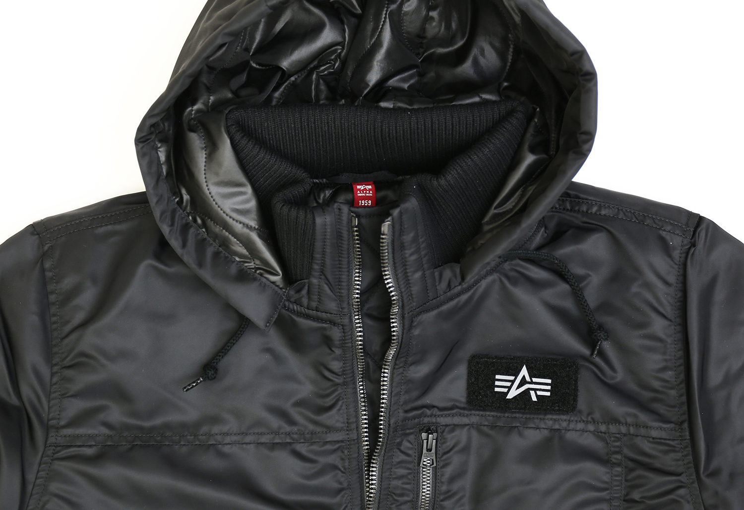 ALPHA INDUSTRIES HOOD RIB JACKER フード リブジャケット ミリタリー