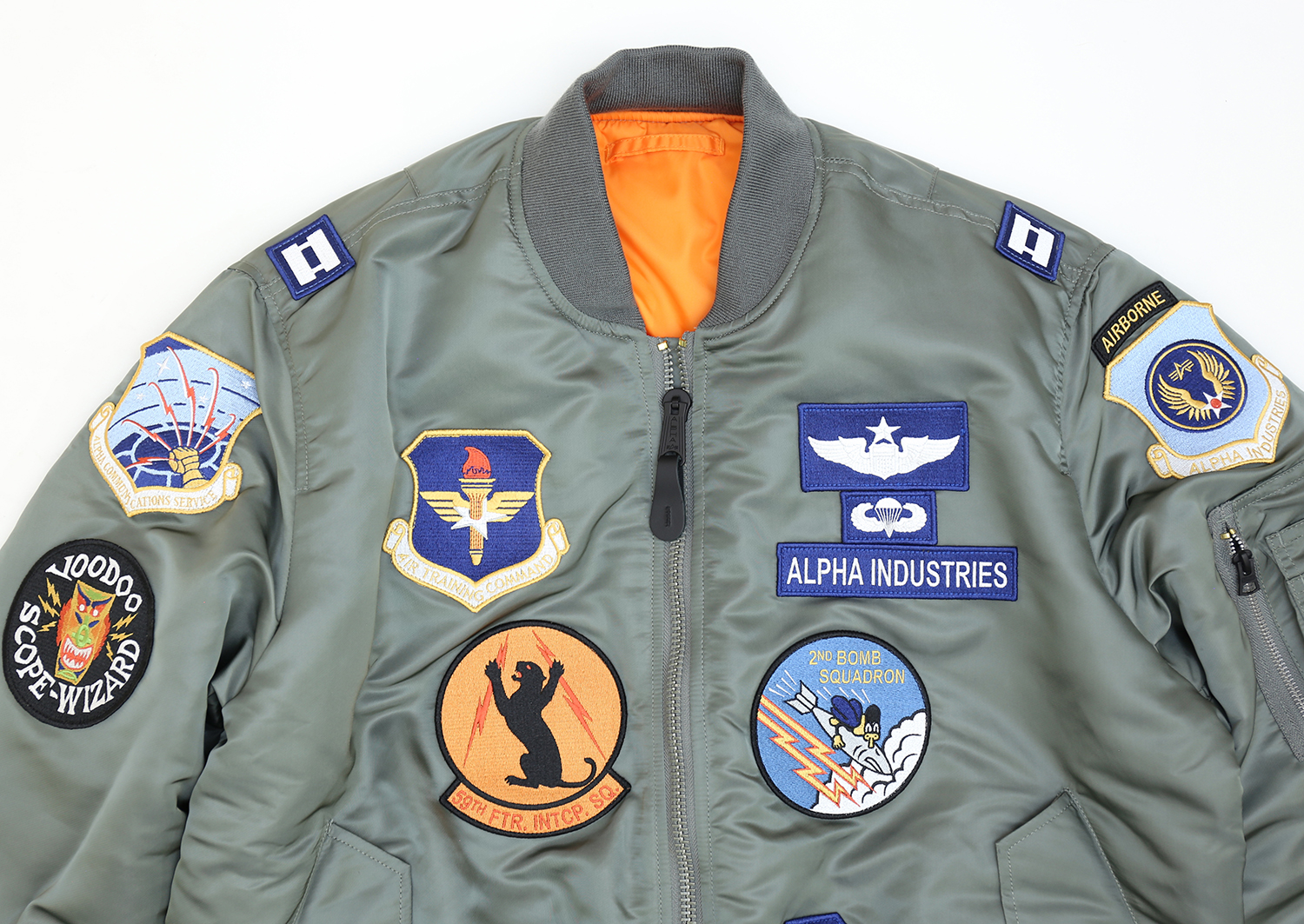 MA1 ALPHA TYPE MA-1 ミリタリーショップ 革ジャン 中田商店