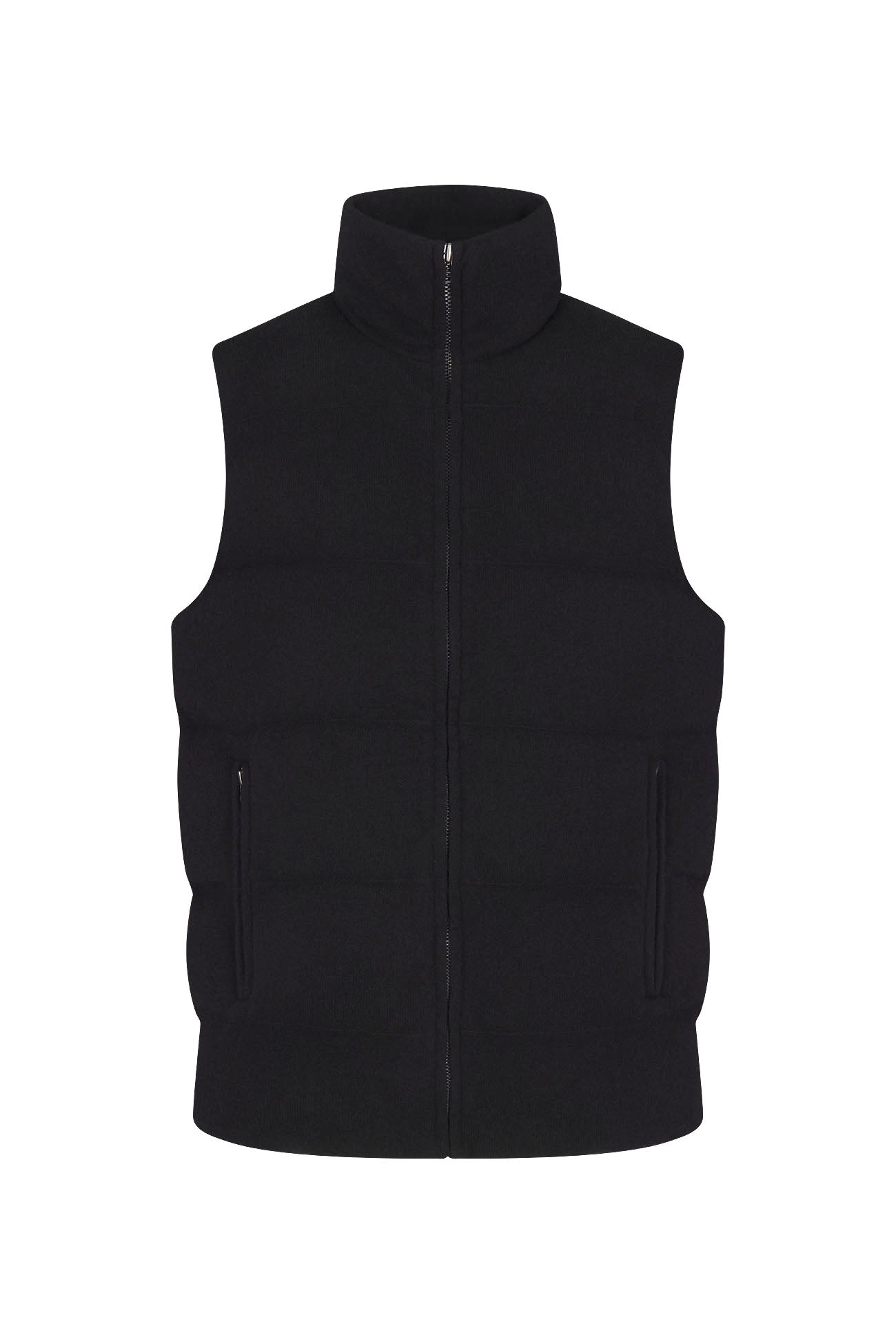 Men's Cody Cashmere Zip-Up Puffer Vest – NAKEDCASHMERE