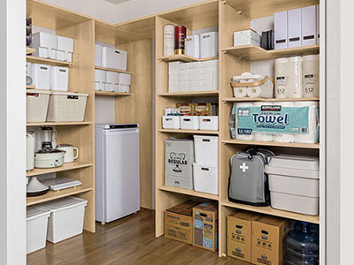 洗濯機・洗面所収納 | ランドリー可動棚 | 収納なら南海プライウッド