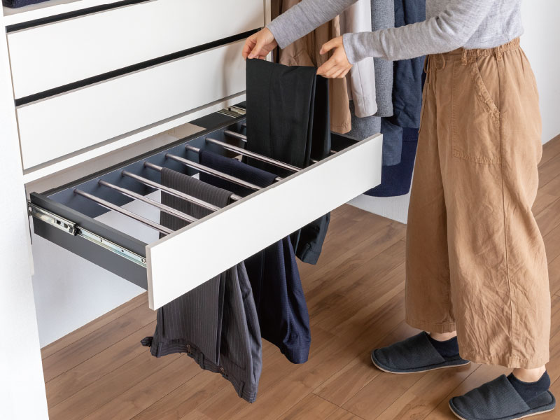 パーツ | クローゼット収納 | ウォールゼットエアローク | 収納なら