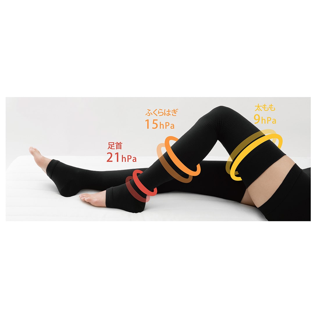 おやすみリラクエステ うるおいソックス（2足組）(SM(足：22－24