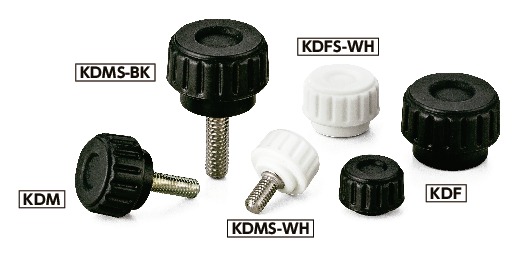 KDM-16-M5-10｜ディンプルノブ D 16 M(並目)ねじの呼び M5 ピッチ 0.8